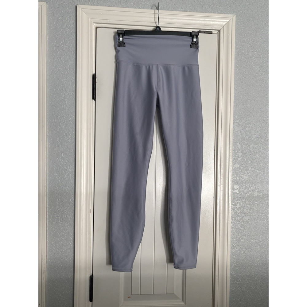 Alo Yoga High Waist Airbrush Leggings Womens XS Lavender Gray Athleisure